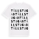 White t-shirt med Tällstugan ordlek t-shirt
