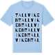 Blue Soul t-shirt med Tallviken ordlek t-shirt