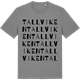Mid Heather Gray t-shirt med Tallviken ordlek t-shirt