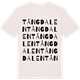 Vintage White t-shirt med Tångdalen ordlek t-shirt