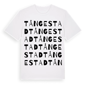 Tångestad ordlek t-shirt – ekologisk bomull t-shirt från Pinshirt