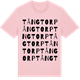 Pink Cotton t-shirt med Tångtorp ordlek t-shirt