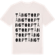 Vintage White t-shirt med Tångtorp ordlek t-shirt