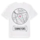 White t-shirt med Tannefors t-shirt