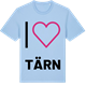 Blue Soul t-shirt med Jag älskar Tärn t-shirt stort tryck