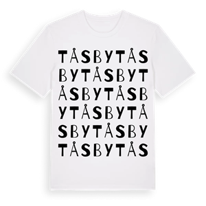 Tåsby ordlek t-shirt – ekologisk bomull t-shirt från Pinshirt