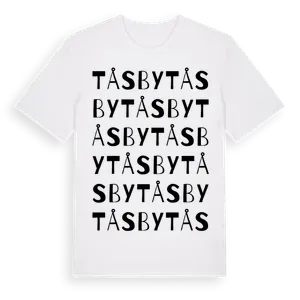 Tåsby ordlek t-shirt – ekologisk bomull t-shirt från Pinshirt