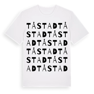 Tåstad ordlek t-shirt – ekologisk bomull t-shirt från Pinshirt