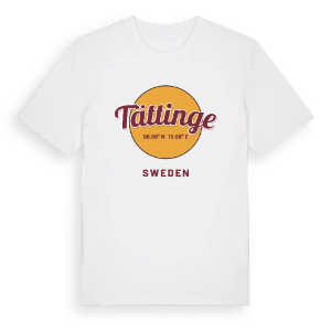 Tättinge cirkel t-shirt – ekologisk bomull t-shirt från Pinshirt