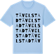 Blue Soul t-shirt med Tävelstad ordlek t-shirt