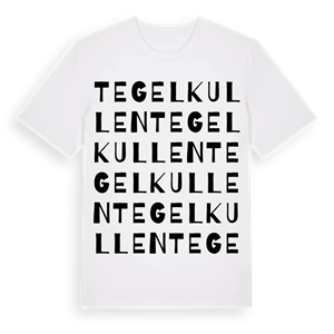Tegelkullen ordlek t-shirt – ekologisk bomull t-shirt från PinShirt