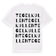 Tegelkullen ordlek t-shirt