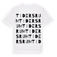 Tidersrum ordlek t-shirt