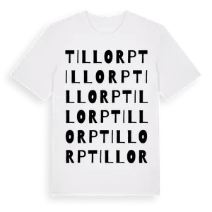 Tillorp ordlek t-shirt – ekologisk bomull t-shirt från Pinshirt