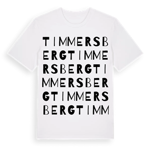 Timmersberg ordlek t-shirt – ekologisk bomull t-shirt från Pinshirt