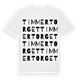 Timmertorget ordlek t-shirt