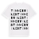 Timmerviken ordlek t-shirt