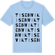 Blue Soul t-shirt med Tisenvik ordlek t-shirt