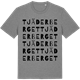 Mid Heather Gray t-shirt med Tjäderberget ordlek t-shirt