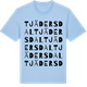 Blue Soul t-shirt med Tjädersdal ordlek t-shirt