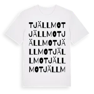 Tjällmo ordlek t-shirt – ekologisk bomull t-shirt från Pinshirt