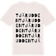Vintage White t-shirt med Tjärudden ordlek t-shirt