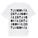 Tjugomålen ordlek t-shirt