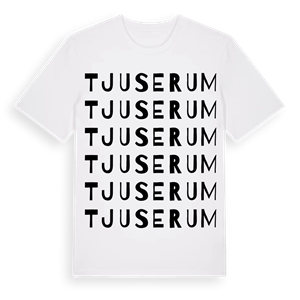 Tjuserum ordlek t-shirt – ekologisk bomull t-shirt från Pinshirt