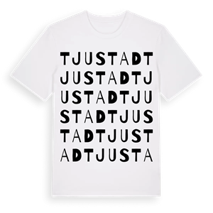 Tjustad ordlek t-shirt – ekologisk bomull t-shirt från PinShirt