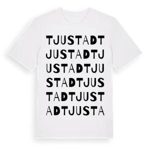 Tjustad ordlek t-shirt – ekologisk bomull t-shirt från Pinshirt