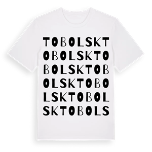 Tobolsk ordlek t-shirt – ekologisk bomull t-shirt från PinShirt