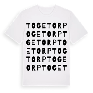 Togetorp ordlek t-shirt – ekologisk bomull t-shirt från Pinshirt