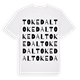 Tokedal ordlek t-shirt