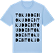 Blue Soul t-shirt med Tokudden ordlek t-shirt