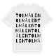 Tolmålen ordlek t-shirt