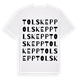 Tolskepp ordlek t-shirt