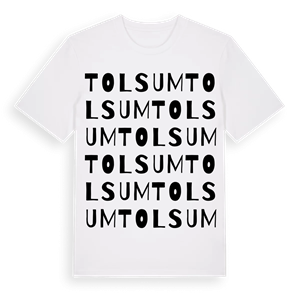 Tolsum ordlek t-shirt – ekologisk bomull t-shirt från Pinshirt