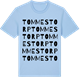 Blue Soul t-shirt med Tommestorp ordlek t-shirt