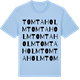 Blue Soul t-shirt med Tomtaholm ordlek t-shirt