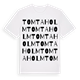 Tomtaholm ordlek t-shirt