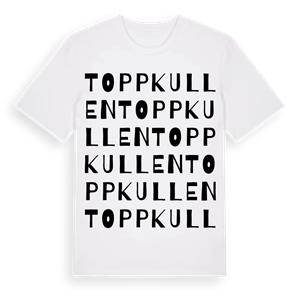 Toppkullen ordlek t-shirt – ekologisk bomull t-shirt från Pinshirt