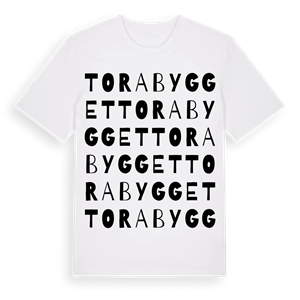 Torabygget ordlek t-shirt – ekologisk bomull t-shirt från Pinshirt