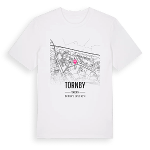 Tornby karta t-shirt – ekologisk bomull t-shirt från Pinshirt