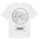 White t-shirt med Tornby t-shirt
