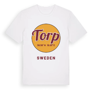 Torp cirkel t-shirt – ekologisk bomull t-shirt från Pinshirt