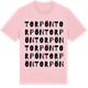 Pink Cotton t-shirt med Torpön ordlek t-shirt