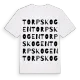 Torpskogen ordlek t-shirt