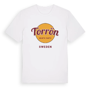 Torrön cirkel t-shirt – ekologisk bomull t-shirt från Pinshirt
