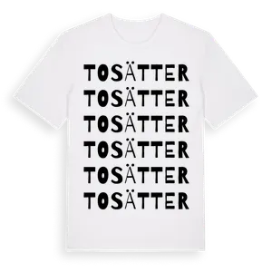 Tosätter ordlek t-shirt – ekologisk bomull t-shirt från Pinshirt