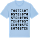 Blue Soul t-shirt med Tostebo ordlek t-shirt
